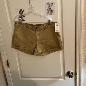 Abercrombie & Fitch Dark Khaki Short Shorts